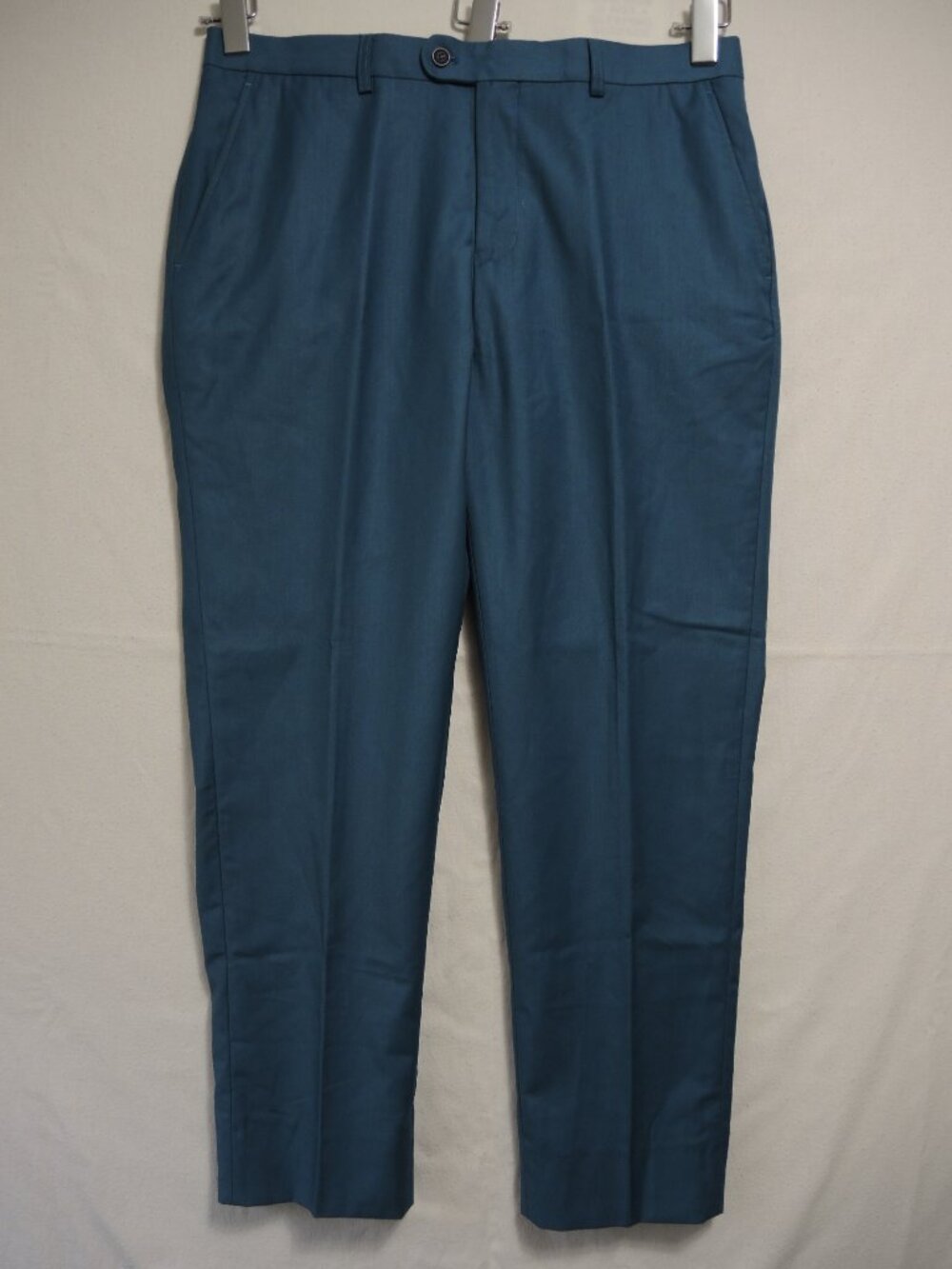 Men's Portofilo Dress Pants Teal Flat Front Size 36" x 28"